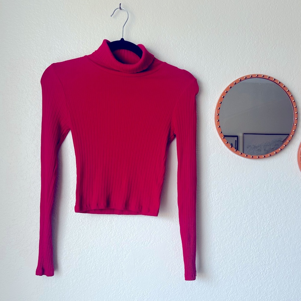 Red Turtle Neck by Ambiance